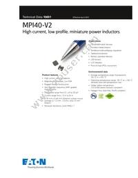 MPI4020V2-R47-R Datasheet Cover