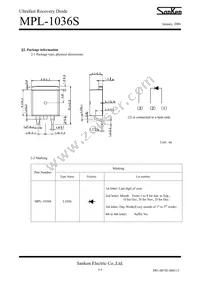 MPL-1036S Datasheet Page 3