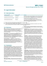 MPL115A1T2 Datasheet Page 20