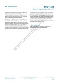 MPL115A1T2 Datasheet Page 21