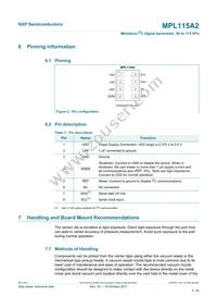 MPL115A2T2 Datasheet Page 3