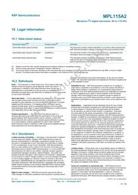 MPL115A2T2 Datasheet Page 21