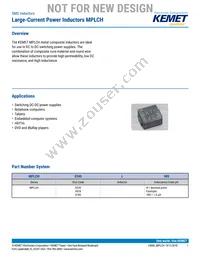 MPLCH0740L4R7 Datasheet Cover