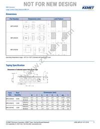 MPLCH0740L4R7 Datasheet Page 3