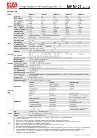 MPM-05-3.3 Datasheet Page 2