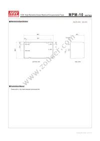 MPM-10-3.3 Datasheet Page 4