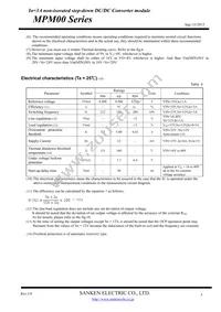 MPM01 Datasheet Page 3