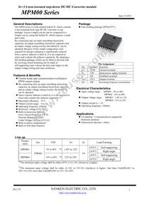 MPM04 Datasheet Cover