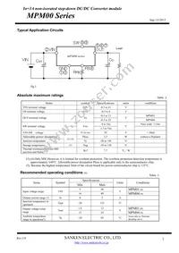 MPM04 Datasheet Page 2