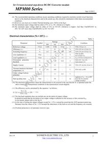 MPM04 Datasheet Page 3