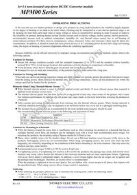 MPM04 Datasheet Page 12