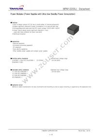 MPM1220SJ Datasheet Cover