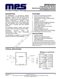 MPM3606AGQV-Z Datasheet Cover