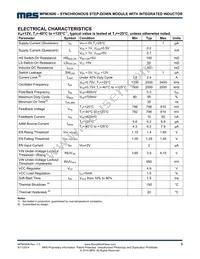 MPM3606GQV-P Datasheet Page 3