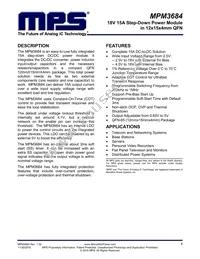 MPM3684GRU-Z Datasheet Cover