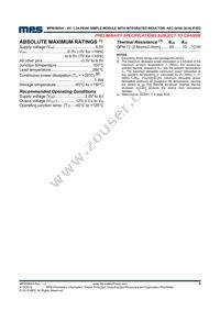 MPM3805AGQB-AEC1-Z Datasheet Page 3