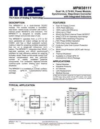 MPM38111GR-P Datasheet Cover