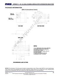 MPM38111GR-P Datasheet Page 16