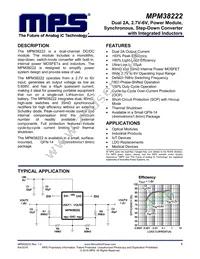 MPM38222GR-Z Datasheet Cover