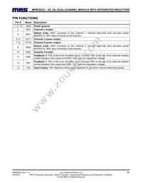 MPM38222GR-Z Datasheet Page 11