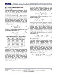 MPM38222GR-Z Datasheet Page 15