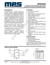 MPM3840GQV-P Datasheet Cover