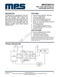 MPQ18021HS-A-LF Datasheet Cover