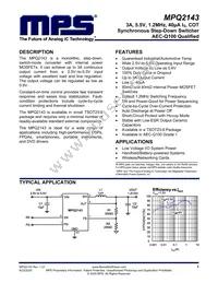 MPQ2143DJ-AEC1-LF-P Datasheet Cover