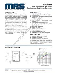 MPQ2314GJ-P Datasheet Cover