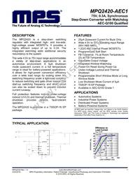 MPQ2420GF-AEC1 Datasheet Cover