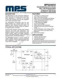 MPQ2483ADQ-AEC1-LF-P Datasheet Cover