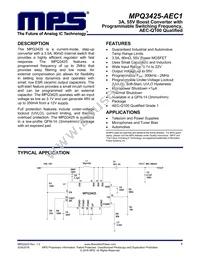 MPQ3425DL-AEC1-LF-P Datasheet Cover