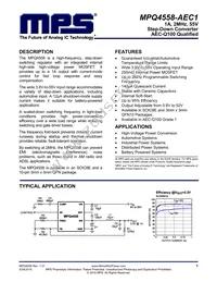 MPQ4558DQ-AEC1-LF-P Datasheet Cover