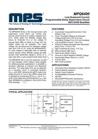 MPQ6400DG-33-AEC1-LF-P Datasheet Cover