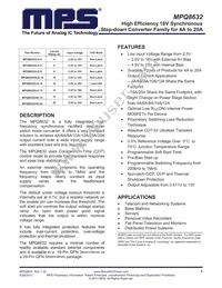 MPQ8632GV-20-P Datasheet Cover