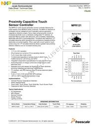 MPR121QR2 Datasheet Cover