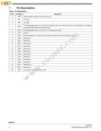 MPR121QR2 Datasheet Page 2