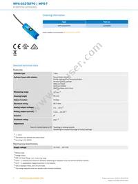 MPS-032TSTP0 Datasheet Page 2