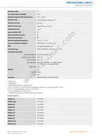 MPS-064TSNP0 Datasheet Page 3