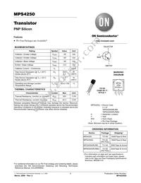 MPS4250ARLRMG Datasheet Cover