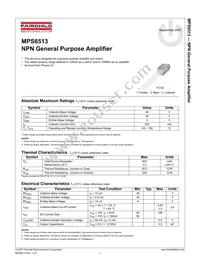MPS6513_D74Z Datasheet Cover