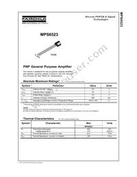 MPS6523_D26Z Datasheet Cover
