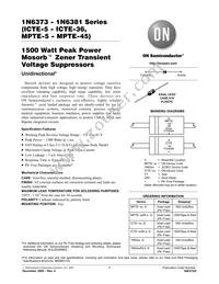 MPTE-5RL4G Datasheet Cover
