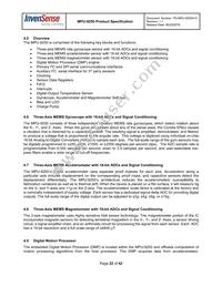 MPU-9250 Datasheet Page 22