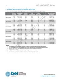 MPU150-3300G Datasheet Page 2