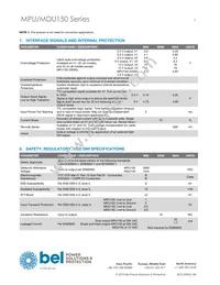 MPU150-3300G Datasheet Page 5