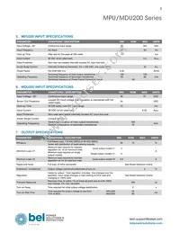 MPU200-1024G Datasheet Page 3