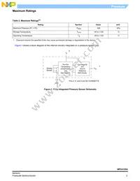MPX4105A Datasheet Page 3