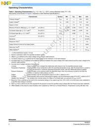 MPX4200A Datasheet Page 2