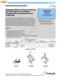 MPX4250GP Datasheet Cover